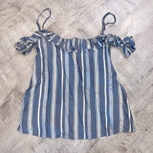 Hollister Off the Shoulder Beachy Blouse